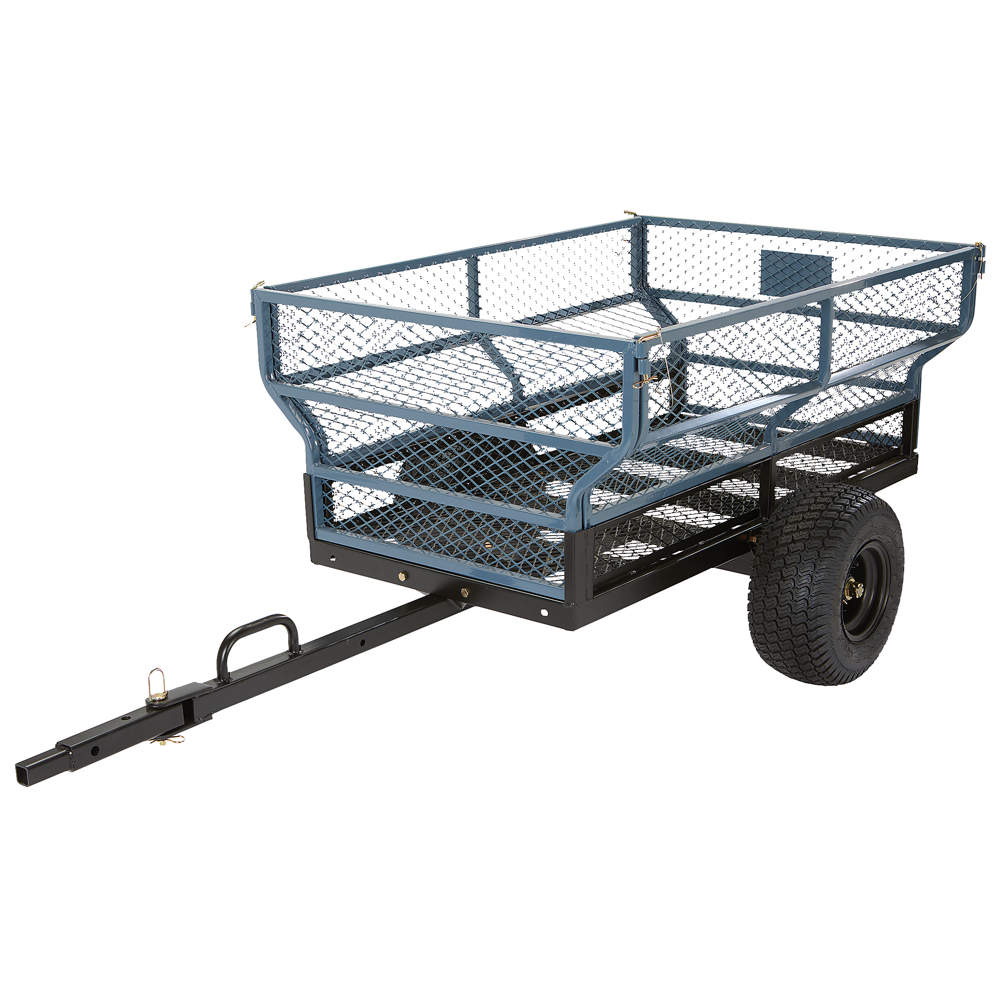 Strongway Utility Trailer, 1400-Lb. Load Capacity, 60in.L x 30in.W Steel Deck